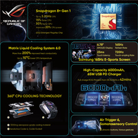 Oryginalny telefon ASUS ROG 6 globalny ROM 5G telefon do gier Snapdragon 8 + Gen 1 6.78 ''165Hz e-sport ekran ROG 6 telefon komórkowy Android 2